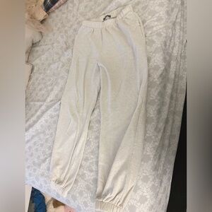 Brandy Melville White Sweatpants